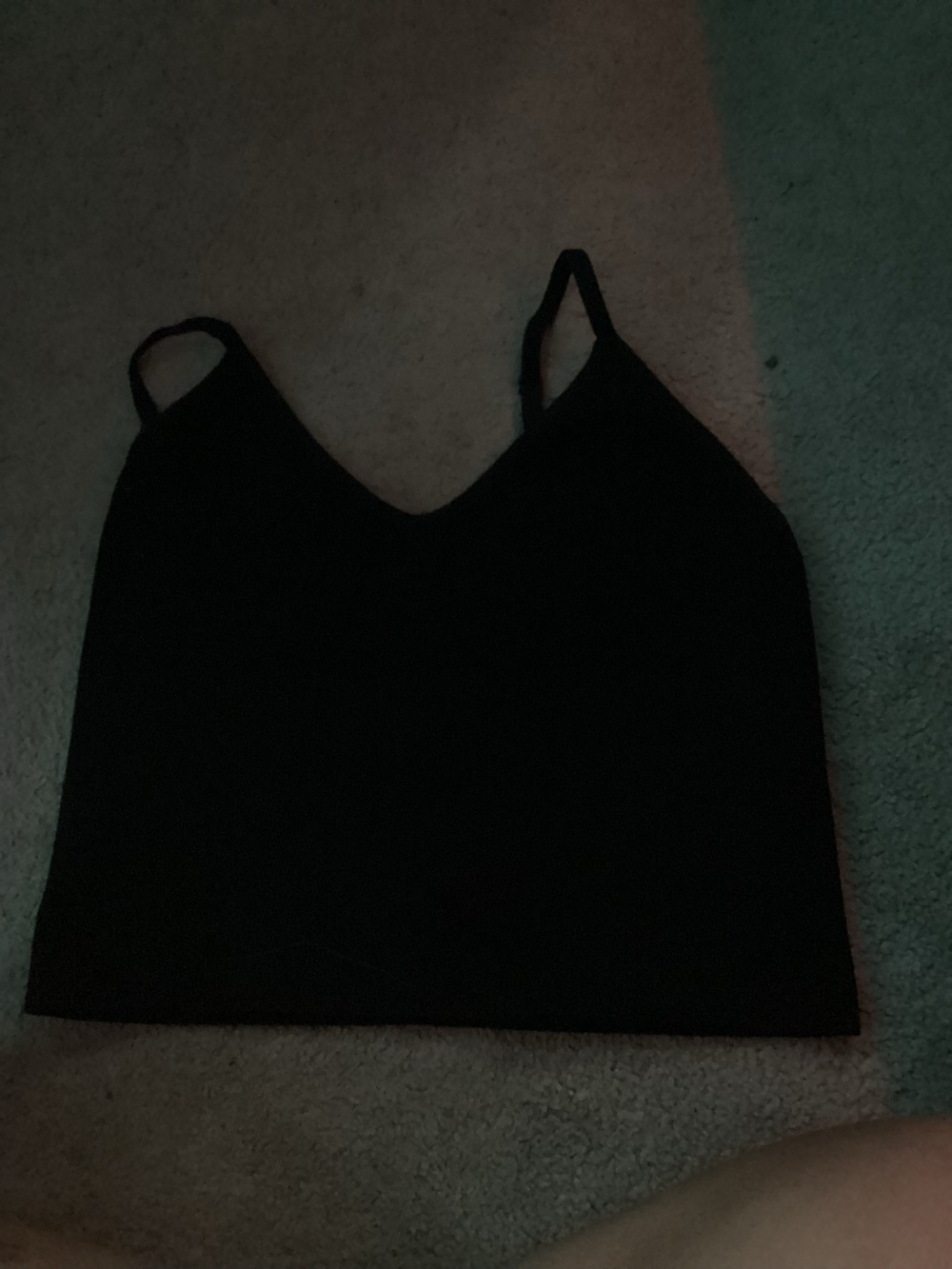 Black crop top